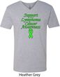 Support Lymphoma Cancer Awareness V-neck