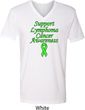 Support Lymphoma Cancer Awareness V-neck
