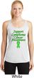 Support Lymphoma Cancer Ladies Dry Wicking Racerback