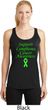 Support Lymphoma Cancer Ladies Dry Wicking Racerback