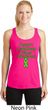 Support Lymphoma Cancer Ladies Dry Wicking Racerback