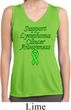 Support Lymphoma Cancer Ladies Dry Wicking Sleeveless Shirt