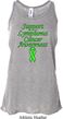 Support Lymphoma Cancer Ladies Flowy Racerback
