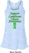 Support Lymphoma Cancer Ladies Flowy Racerback