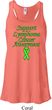 Support Lymphoma Cancer Ladies Flowy Racerback