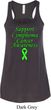 Support Lymphoma Cancer Ladies Flowy Racerback
