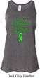 Support Lymphoma Cancer Ladies Flowy Racerback