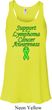 Support Lymphoma Cancer Ladies Flowy Racerback