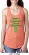 Support Lymphoma Cancer Ladies Ideal Racerback
