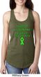 Support Lymphoma Cancer Ladies Ideal Racerback