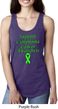 Support Lymphoma Cancer Ladies Ideal Racerback