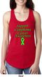 Support Lymphoma Cancer Ladies Ideal Racerback