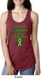 Support Lymphoma Cancer Ladies Ideal Racerback