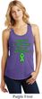 Support Lymphoma Cancer Ladies Racerback
