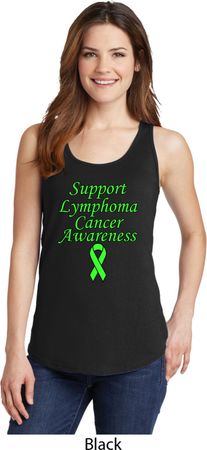 Support Lymphoma Cancer Ladies Tank Top