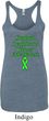 Support Lymphoma Cancer Ladies Tri Blend Racerback