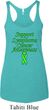 Support Lymphoma Cancer Ladies Tri Blend Racerback