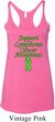 Support Lymphoma Cancer Ladies Tri Blend Racerback