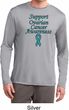 Support Ovarian Cancer Awareness Dry Wicking Long Sleeve