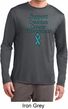 Support Ovarian Cancer Awareness Dry Wicking Long Sleeve