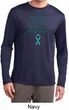 Support Ovarian Cancer Awareness Dry Wicking Long Sleeve