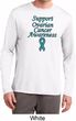 Support Ovarian Cancer Awareness Dry Wicking Long Sleeve