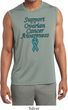 Support Ovarian Cancer Awareness Dry Wicking Sleeveless Shirt