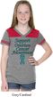 Support Ovarian Cancer Awareness Girls Football Tee