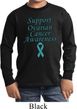 Support Ovarian Cancer Awareness Kids Long Sleeve