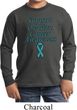 Support Ovarian Cancer Awareness Kids Long Sleeve