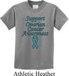 Support Ovarian Cancer Awareness Kids T-shirt
