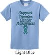 Support Ovarian Cancer Awareness Kids T-shirt