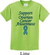 Support Ovarian Cancer Awareness Kids T-shirt