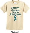 Support Ovarian Cancer Awareness Kids T-shirt