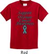 Support Ovarian Cancer Awareness Kids T-shirt