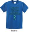 Support Ovarian Cancer Awareness Kids T-shirt