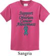 Support Ovarian Cancer Awareness Kids T-shirt
