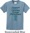 Support Ovarian Cancer Awareness Kids T-shirt