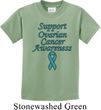 Support Ovarian Cancer Awareness Kids T-shirt