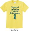 Support Ovarian Cancer Awareness Kids T-shirt