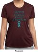 Support Ovarian Cancer Awareness Ladies Dry Wicking T-shirt