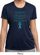 Support Ovarian Cancer Awareness Ladies Dry Wicking T-shirt