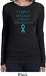 Support Ovarian Cancer Awareness Ladies Long Sleeve
