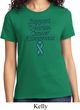 Support Ovarian Cancer Awareness Ladies T-shirt