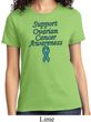 Support Ovarian Cancer Awareness Ladies T-shirt