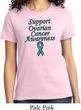 Support Ovarian Cancer Awareness Ladies T-shirt