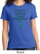 Support Ovarian Cancer Awareness Ladies T-shirt
