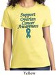 Support Ovarian Cancer Awareness Ladies T-shirt