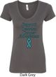 Support Ovarian Cancer Awareness Ladies V-Neck