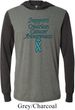 Support Ovarian Cancer Awareness Lightweight Hoodie